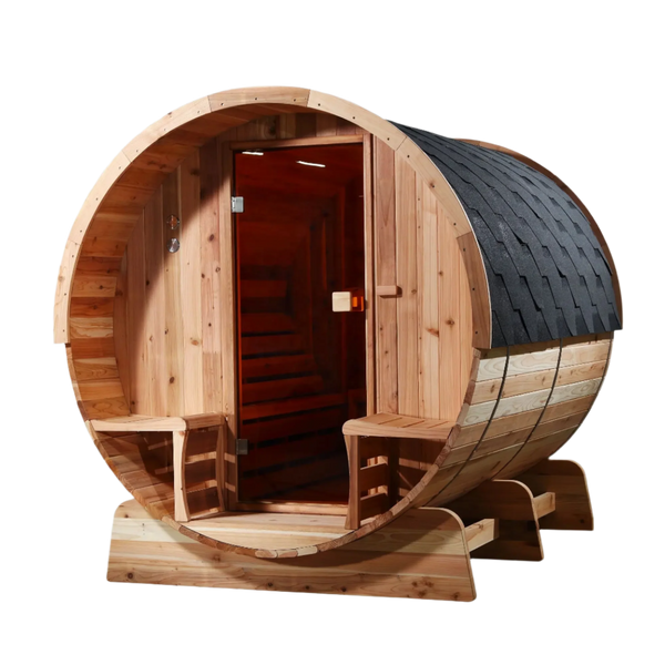 HealthHQ Sentinel Outdoor Traditional Barrel Sauna