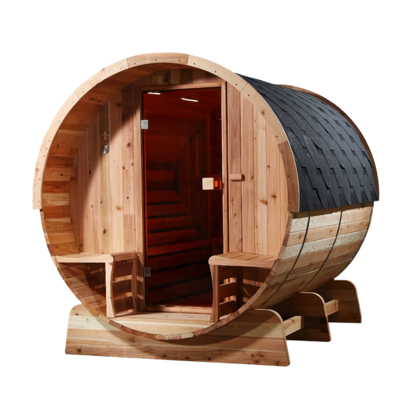 HealthHQ Sentinel Outdoor Traditional Barrel Sauna