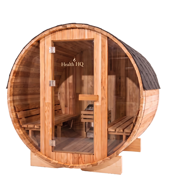 HealthHQ Solaris Outdoor Traditional Barrel Sauna