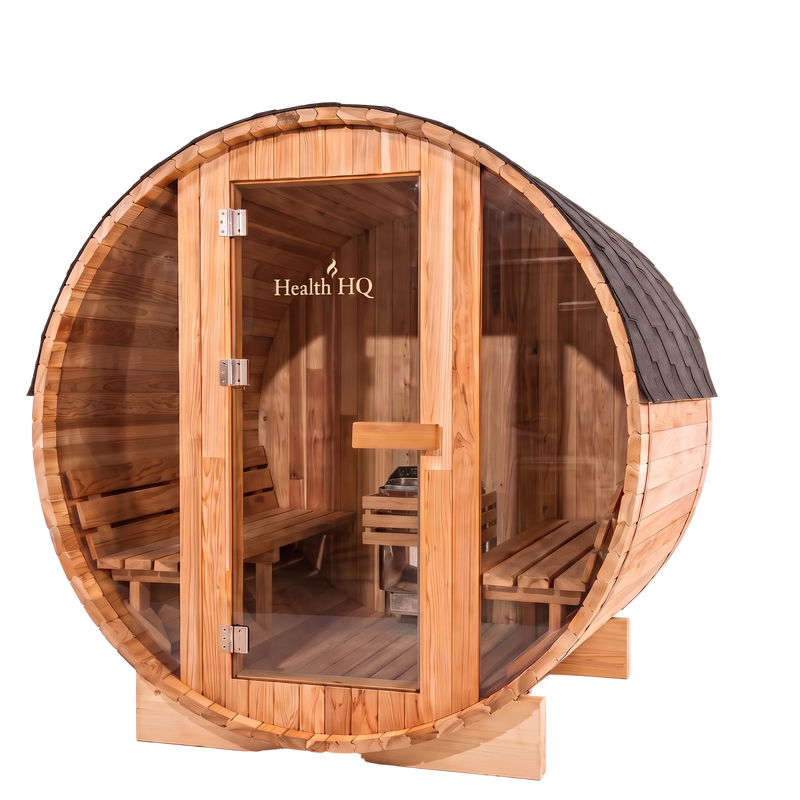 HealthHQ Solaris Outdoor Traditional Barrel Sauna