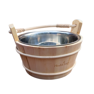 HealthHQ Stainless Steel Pine Sauna Bucket