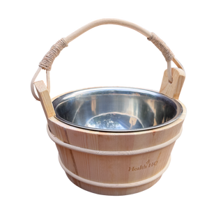 HealthHQ Stainless Steel Pine Sauna Bucket