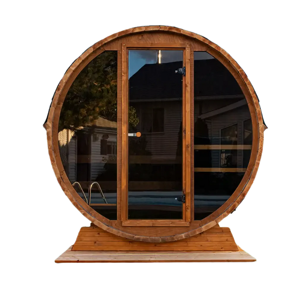 HealthHQ Solaris Outdoor Traditional Barrel Sauna