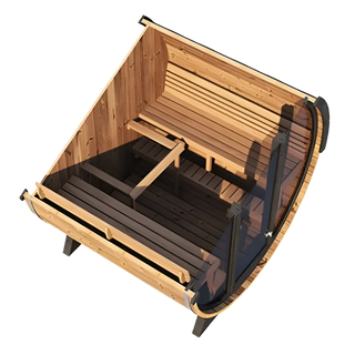 HealthHQ Solaris Outdoor Traditional Barrel Sauna