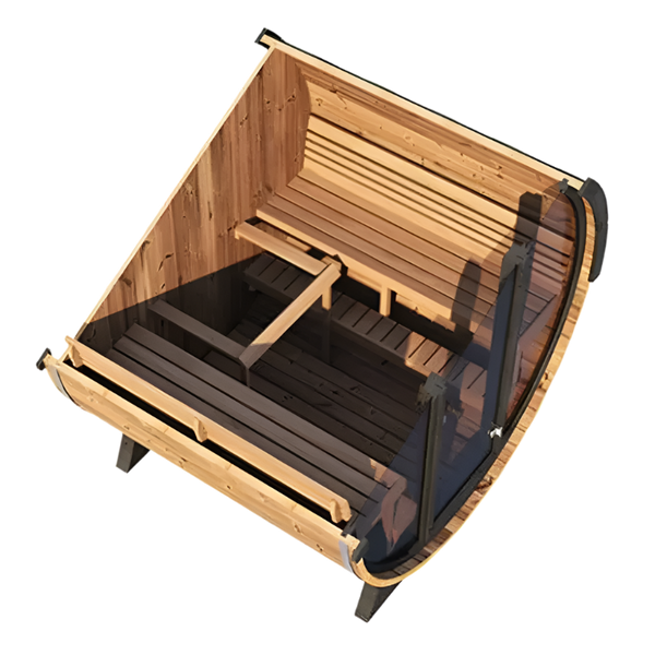 HealthHQ Solaris Outdoor Traditional Barrel Sauna