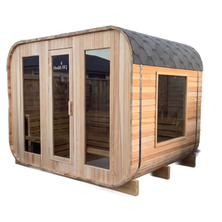 HealthHQ Sterling Outdoor Traditional Cabin Sauna