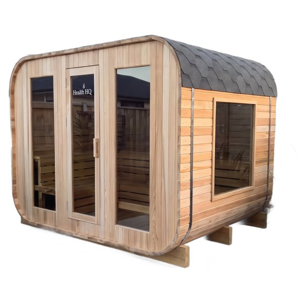 HealthHQ Sterling Outdoor Traditional Cabin Sauna
