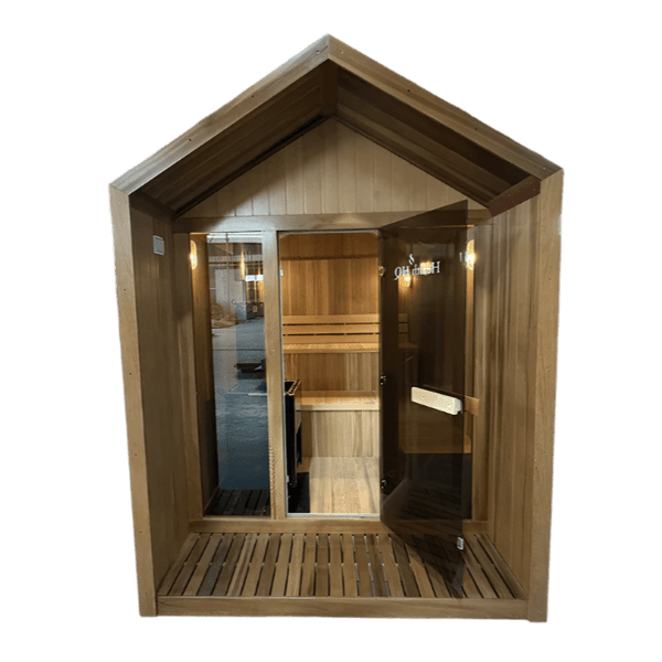 HealthHQ Avalon Outdoor Traditional Hut Cabin Sauna
