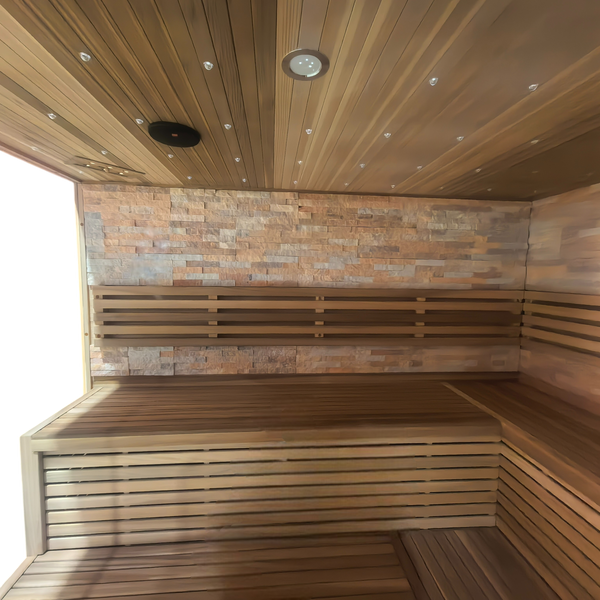 HealthHQ Horizon Plus+ Indoor Traditional Corner Sauna