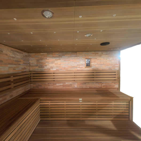 HealthHQ Horizon Plus+ Indoor Traditional Corner Sauna