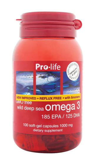 Pro-life Omega 3 (1000mg) Softgels