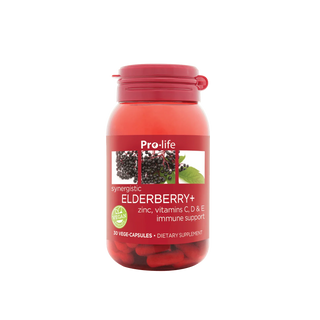Pro-life Elderberry+ 30 Vege Capsules