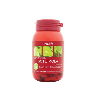 Pro-life Gotu Kola (2,400mg) 60 Vege Capsules