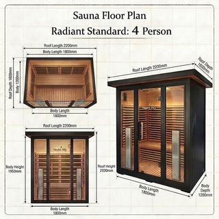 Vitrum全光譜紅外線桑拿房