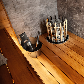 Harvia Black Steel Sauna Accessory Set