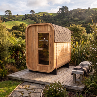HealthHQ Satori Outdoor Traditional Mini Cabin Sauna