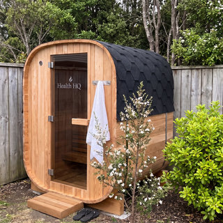 HealthHQ Satori Outdoor Traditional Mini Cabin Sauna