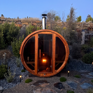 HealthHQ Solaris Outdoor Traditional Barrel Sauna