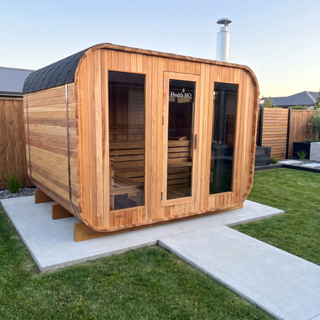 HealthHQ Sterling Outdoor Traditional Cabin Sauna