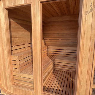 HealthHQ Sterling Outdoor Traditional Cabin Sauna