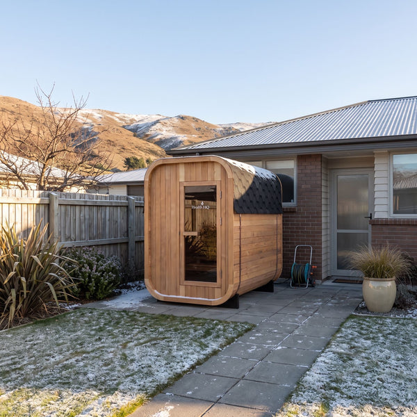 HealthHQ Satori Outdoor Traditional Mini Cabin Sauna