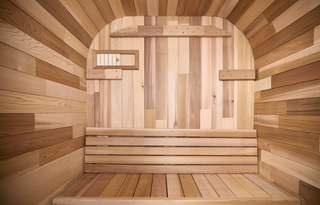 HealthHQ Satori Outdoor Traditional Mini Cabin Sauna