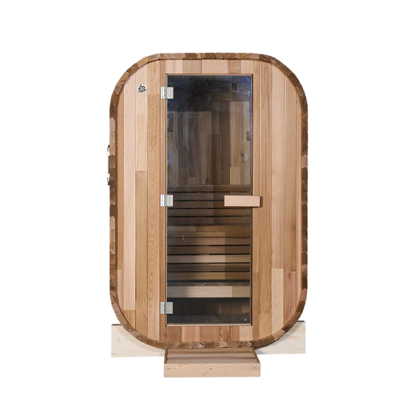 HealthHQ Satori Outdoor Traditional Mini Cabin Sauna