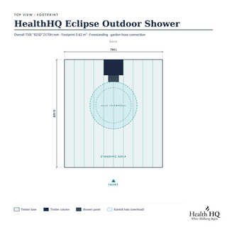 HealthHQ Eclipse Outdoor Shower