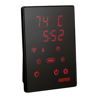 Harvia Xenio WiFi control panel SP694 with display on