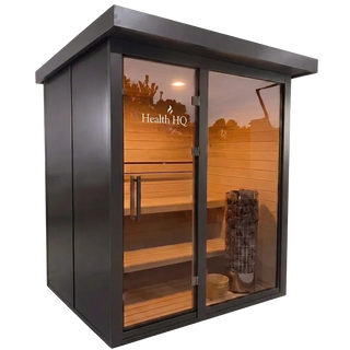 HealthHQ Aurora Mini Outdoor Traditional Cabin Sauna
