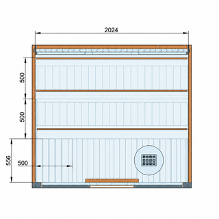 HealthHQ Sentry Outdoor Traditional Cabin Sauna