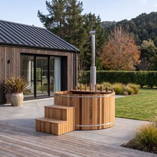 HealthHQ Tide Wood Fired Hot Tub