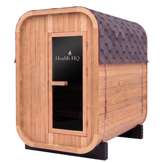 HealthHQ Satori Outdoor Traditional Mini Cabin Sauna