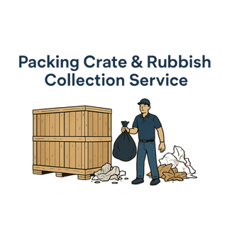 HealthHQ Packing Crate and Rubbish Collection