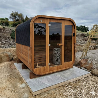 HealthHQ Sentry Outdoor Traditional Cabin Sauna